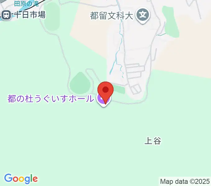 都の杜うぐいすホールの地図