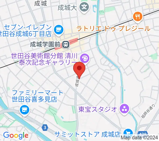 成城F*GICCOの地図