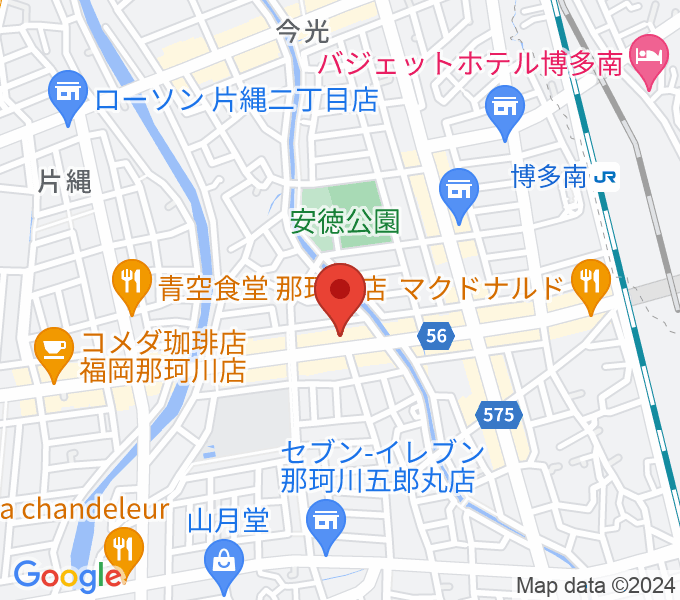 フカノ楽器店 那珂川ピアノ教室の場所
