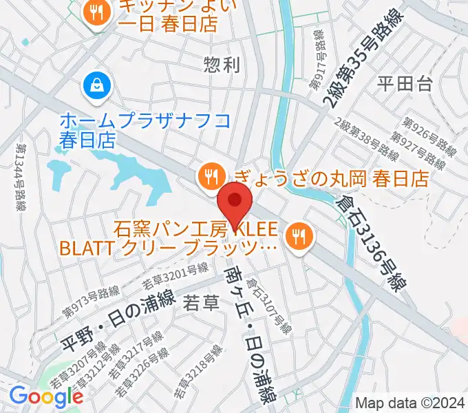 フカノ楽器店 大野城南ピアノ教室の地図