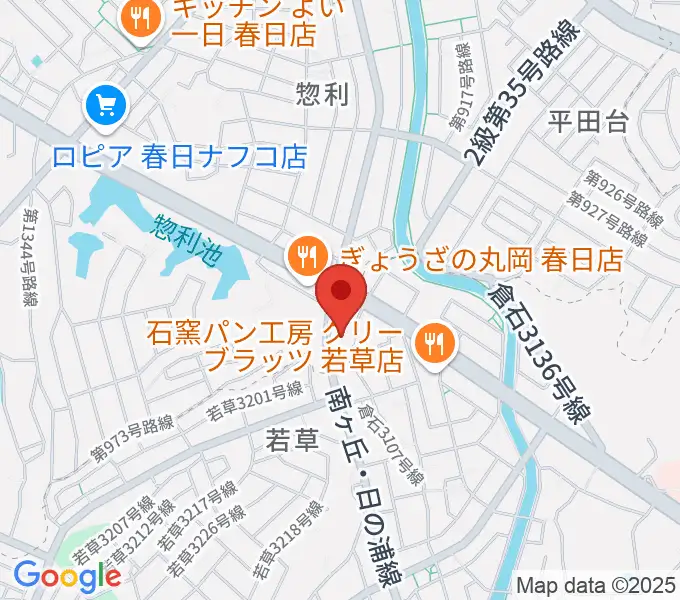 フカノ楽器店 大野城南ピアノ教室の地図