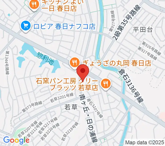 フカノ楽器店 大野城南ピアノ教室の地図