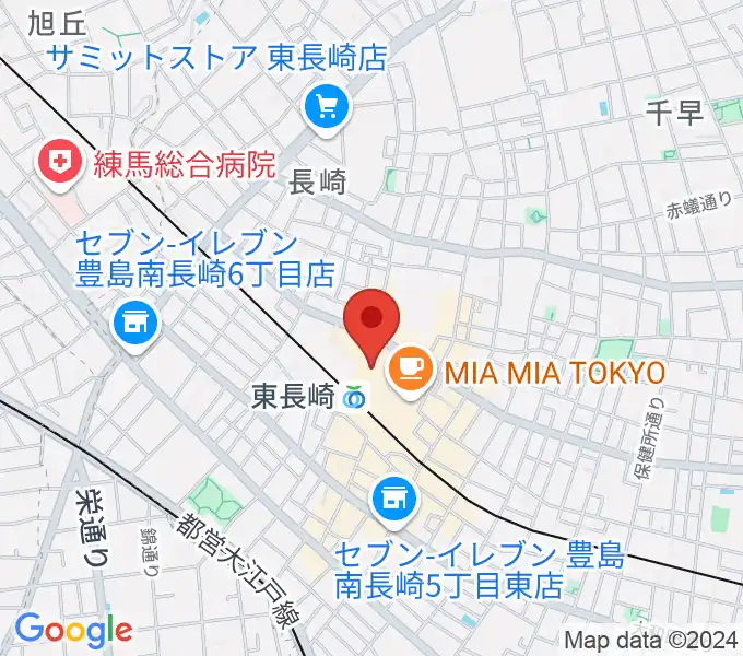 小劇場てあとるらぽうの地図