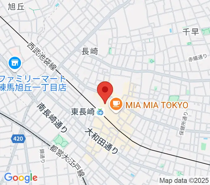 小劇場てあとるらぽうの地図