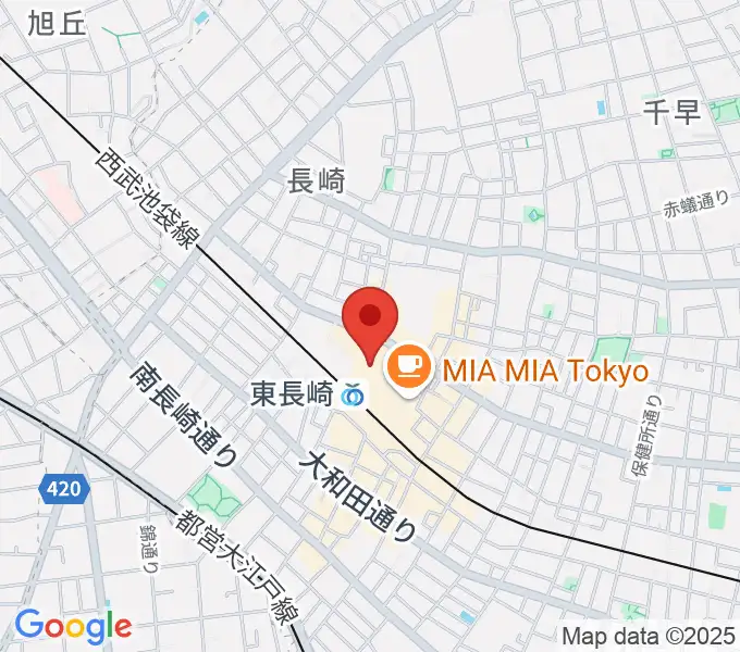 小劇場てあとるらぽうの地図