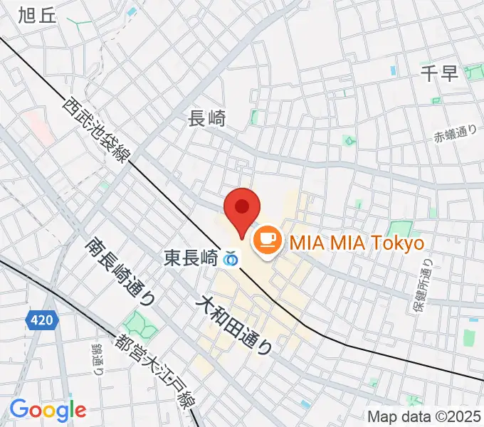 小劇場てあとるらぽうの地図