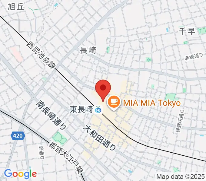 小劇場てあとるらぽうの地図