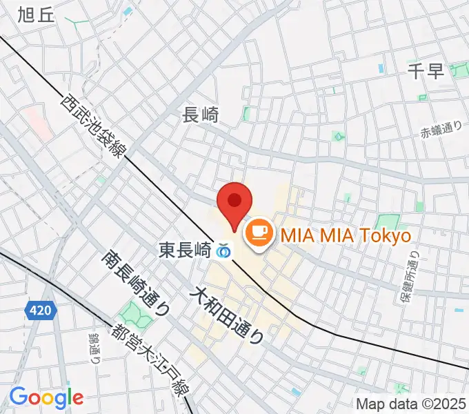 小劇場てあとるらぽうの地図