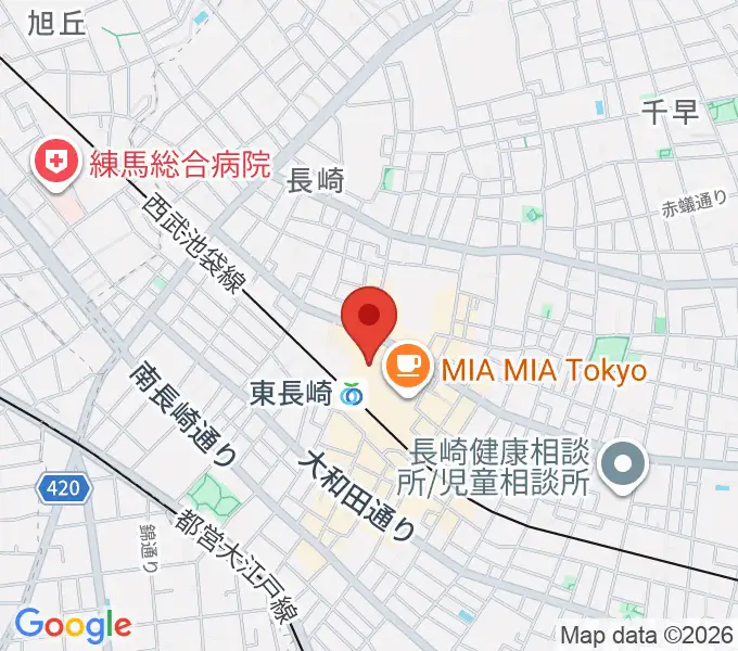 小劇場てあとるらぽうの地図