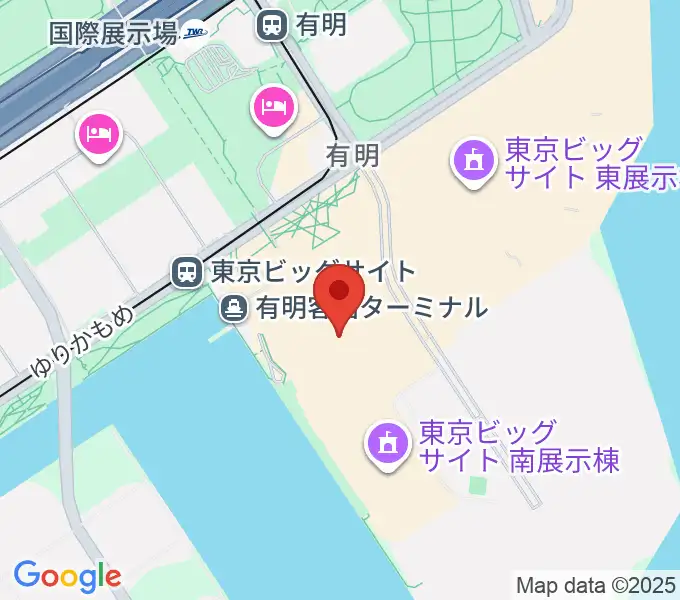 東京ビッグサイトの地図