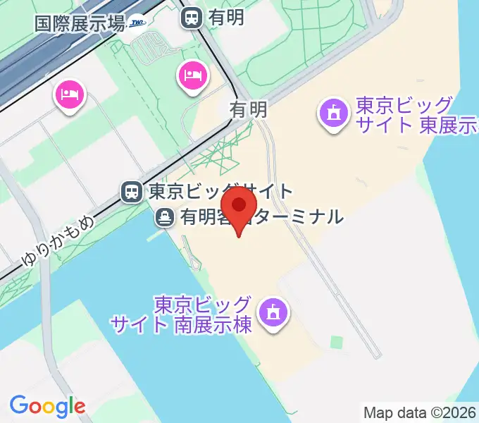東京ビッグサイトの地図