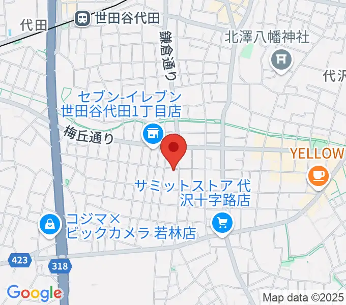 東演パラータの地図