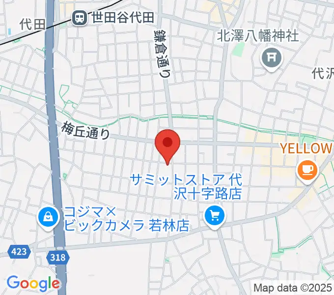 東演パラータの地図