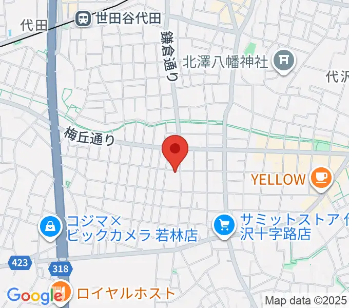 東演パラータの地図