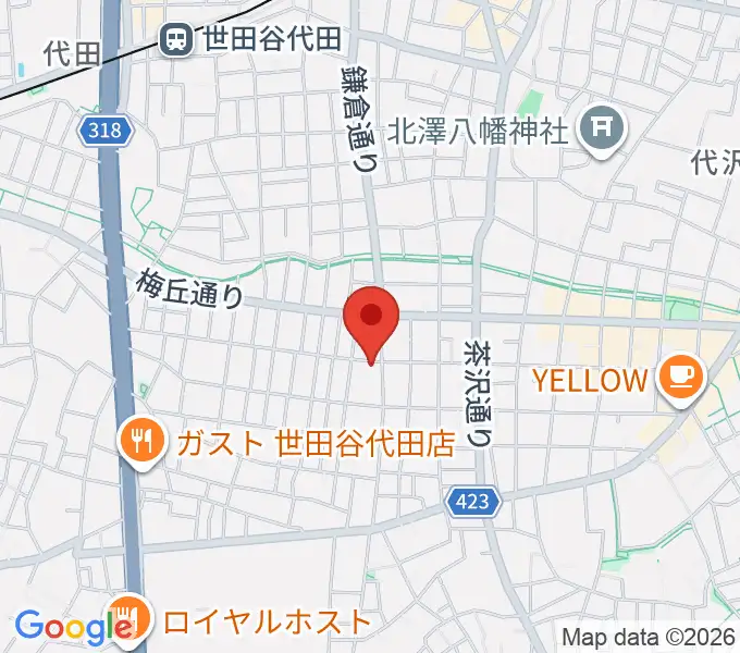 東演パラータの地図