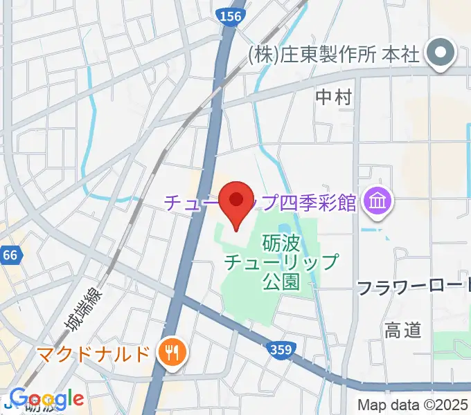 砺波市文化会館の地図