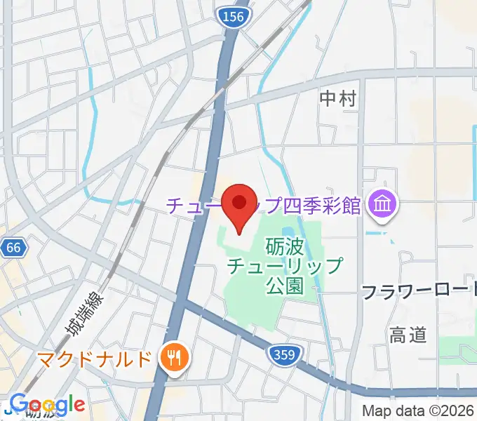 砺波市文化会館の地図