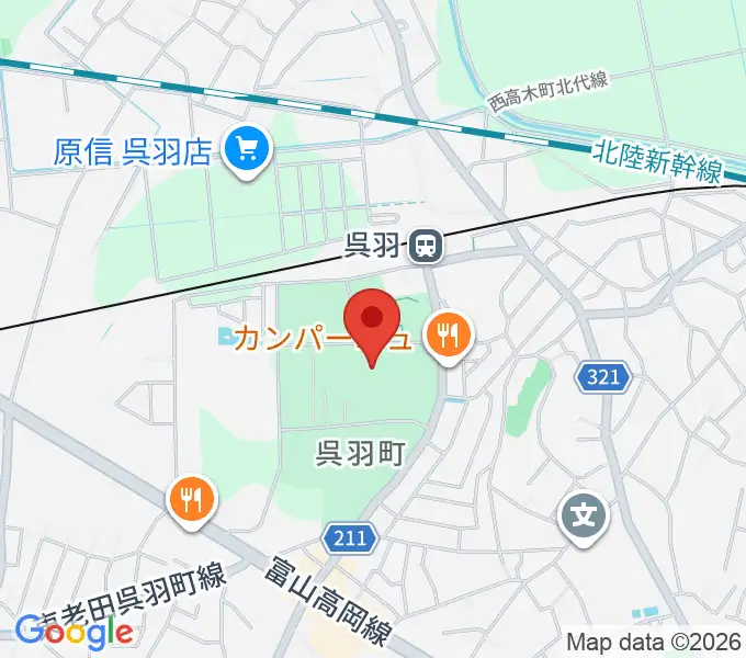 富山市民芸術創造センターの地図