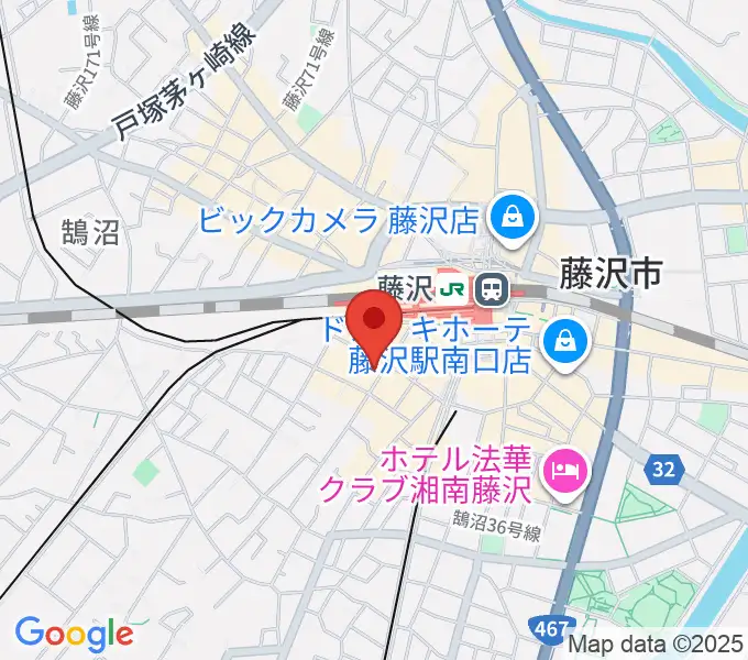 藤沢ビーナスの地図