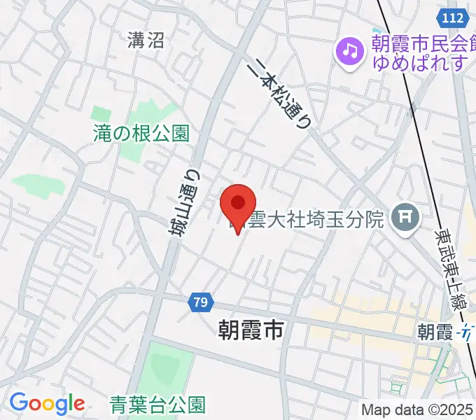 柏屋楽器 朝霞ミュージックセンターの地図