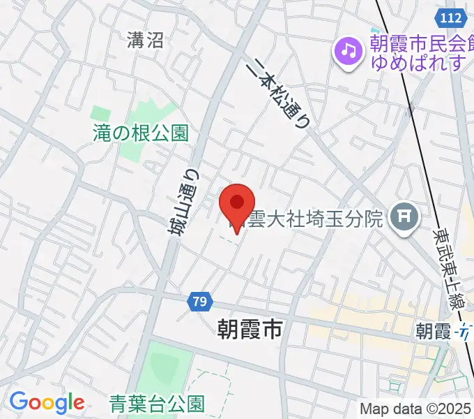 柏屋楽器 朝霞ミュージックセンターの地図