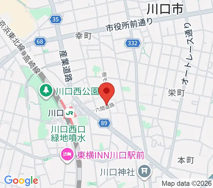 柏屋楽器 柏屋ミュージックサロンの地図