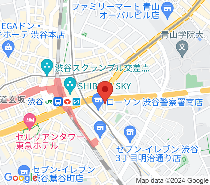 アンコール渋谷の場所