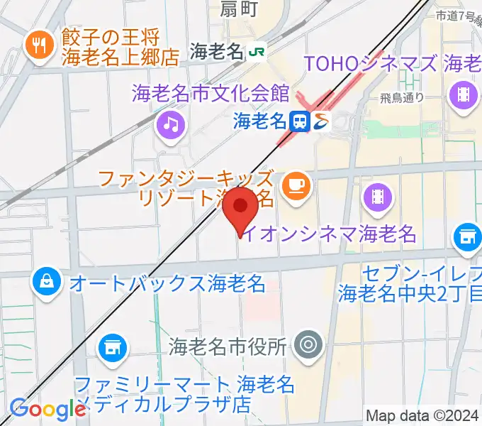 ソルミュージックスクールの地図