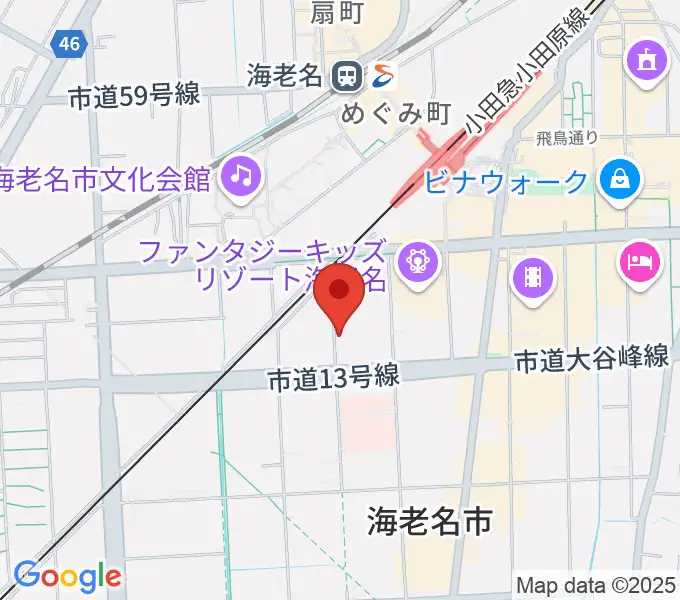 ソルミュージックスクールの地図