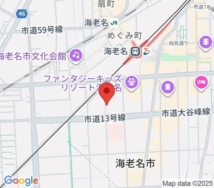 ソルミュージックスクールの地図