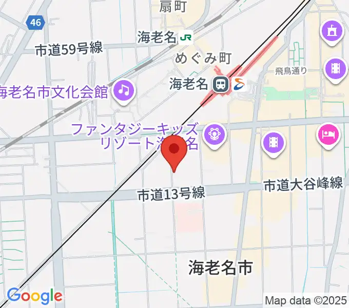 ソルミュージックスクールの地図
