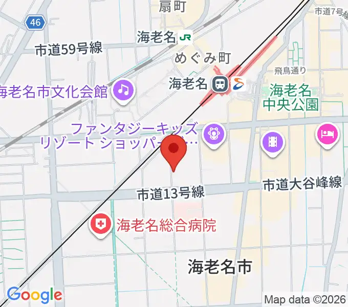 ソルミュージックスクールの地図