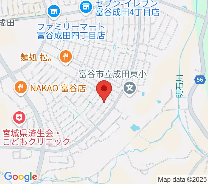山内音楽教室 Y's Music Gardenの地図