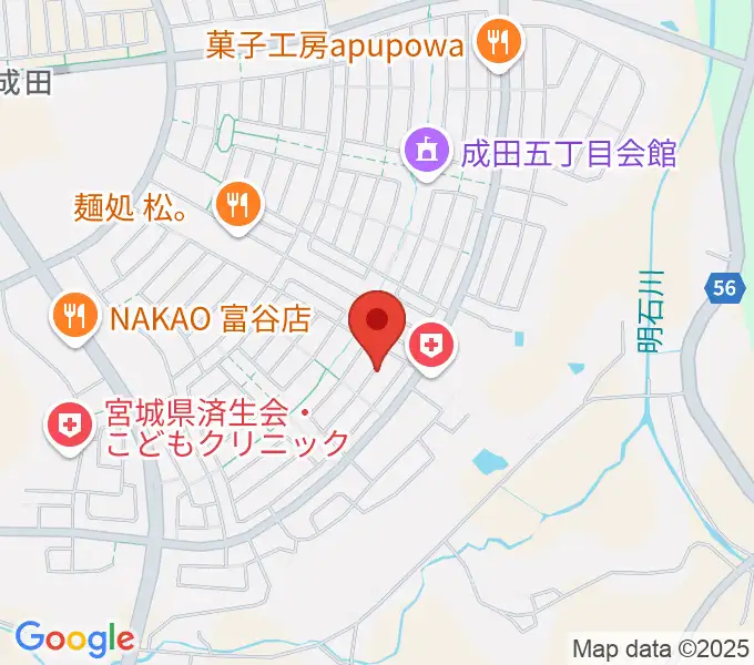 山内音楽教室 Y's Music Gardenの地図