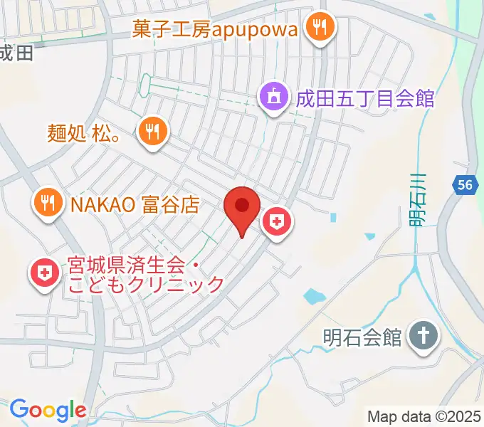 山内音楽教室 Y's Music Gardenの地図