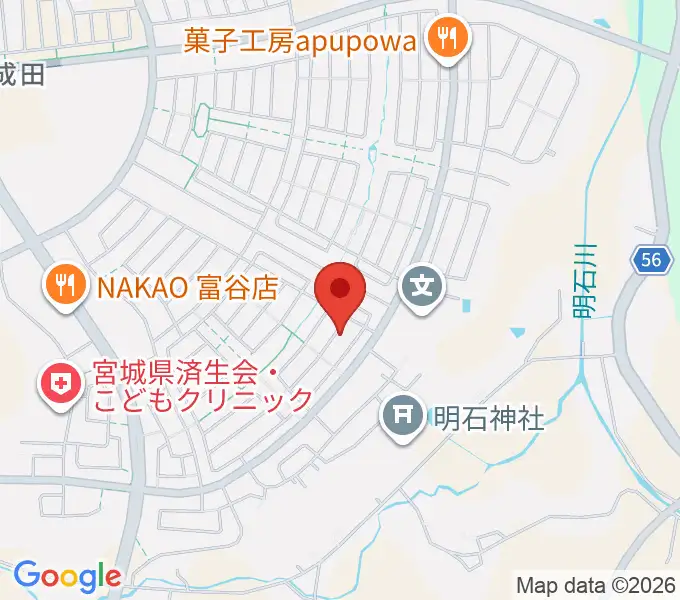 山内音楽教室 Y's Music Gardenの地図