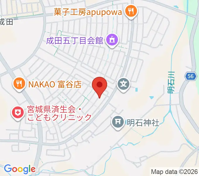 山内音楽教室 Y's Music Gardenの地図