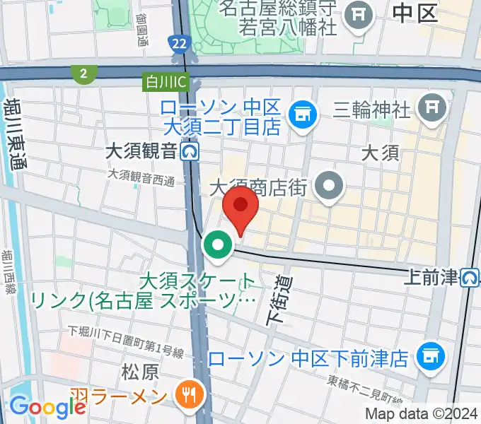 七ツ寺共同スタジオの地図