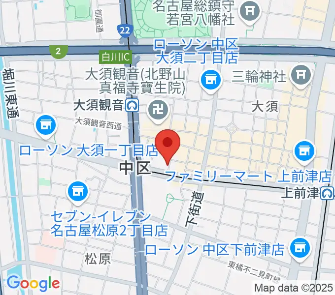 七ツ寺共同スタジオの地図