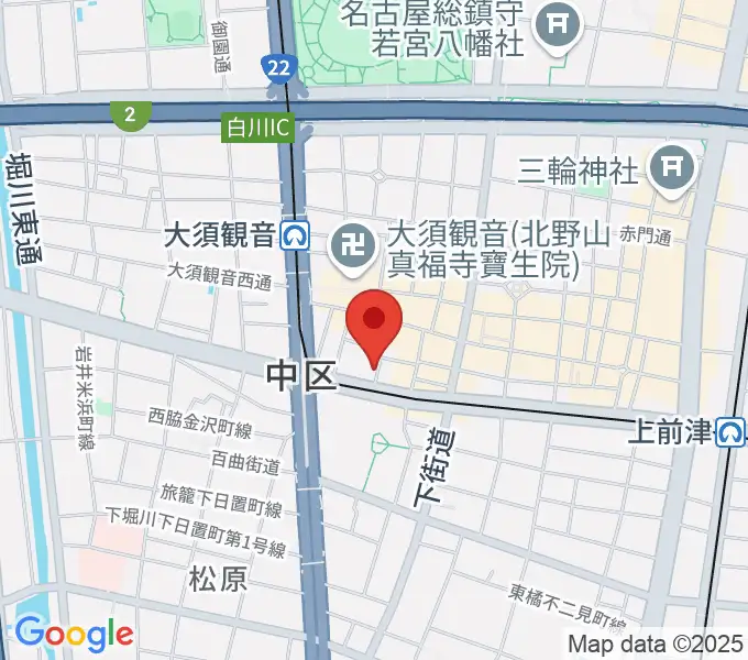 七ツ寺共同スタジオの地図