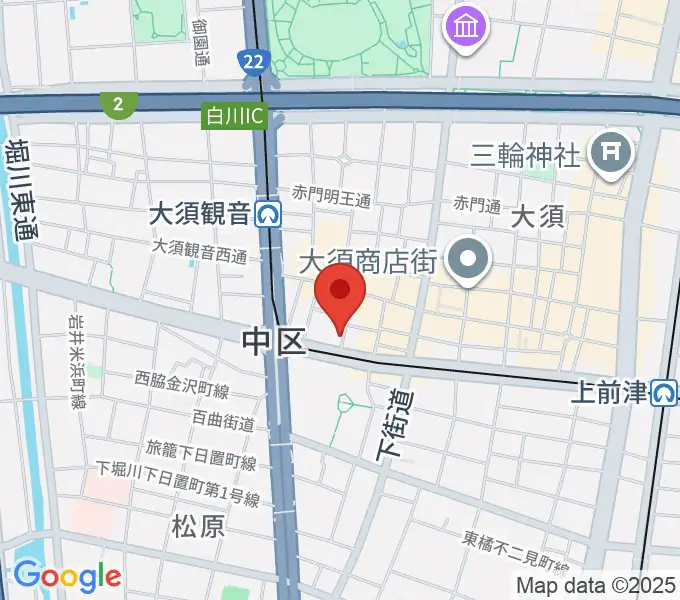七ツ寺共同スタジオの地図