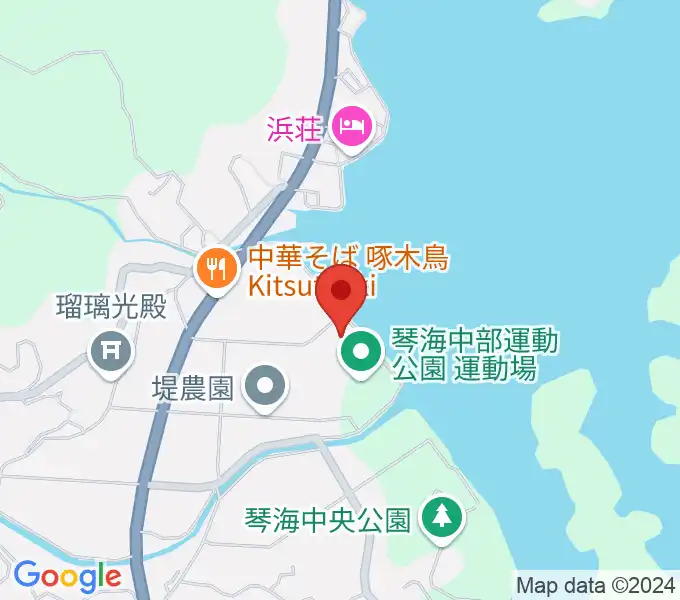 長崎市琴海文化センターの地図