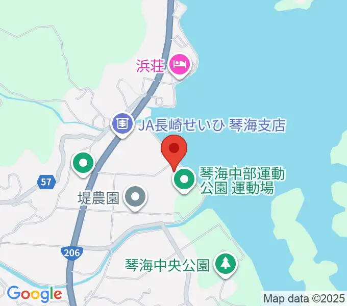 長崎市琴海文化センターの地図
