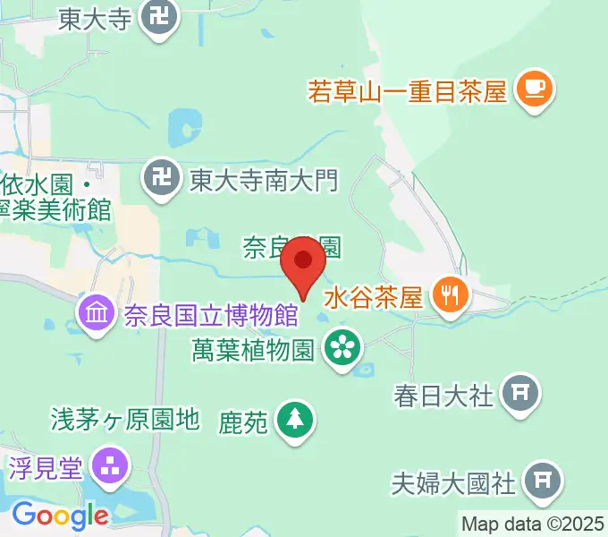 奈良春日野国際フォーラム 甍～I・RA・KA～の地図