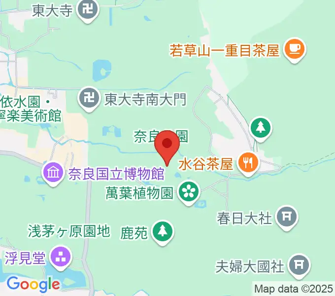 奈良春日野国際フォーラム 甍～I・RA・KA～の地図