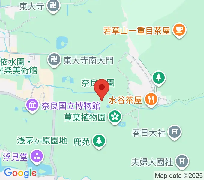 奈良春日野国際フォーラム 甍～I・RA・KA～の地図