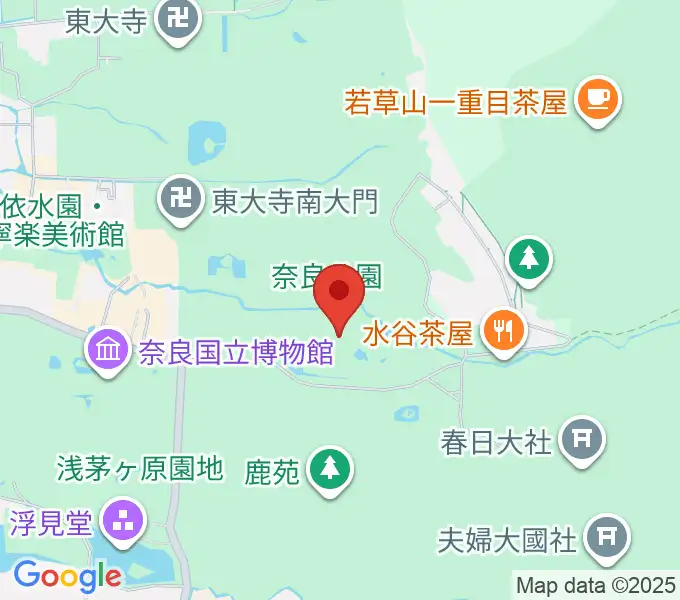 奈良春日野国際フォーラム 甍~I・RA・KA~の地図