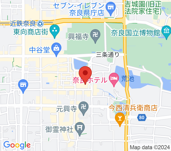 奈良市ならまちセンターの場所