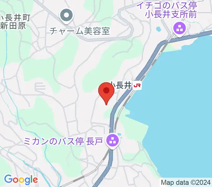 小長井文化ホール・小長井公民館の地図