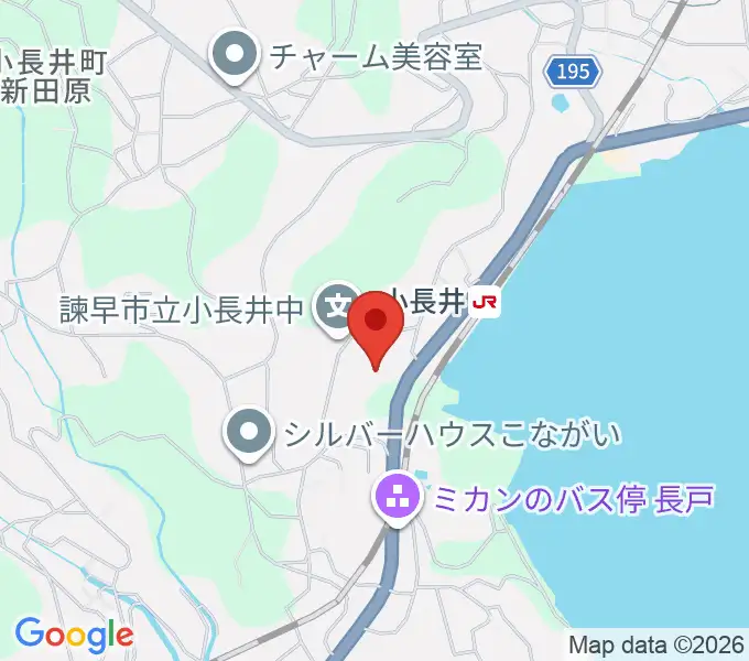 小長井文化ホール・小長井公民館の地図